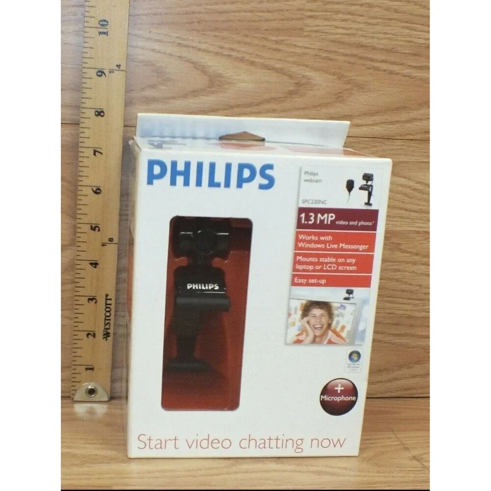 Philips (SPC230NC) 1.3mp Video & Photo Webcam (IN BOX)